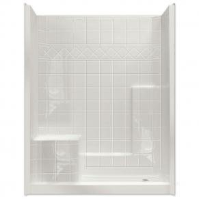 60x33 freedom easy step shower left seat 1 piece new construction 4 easy step threshold model apf6032sh1pl 291x291 1